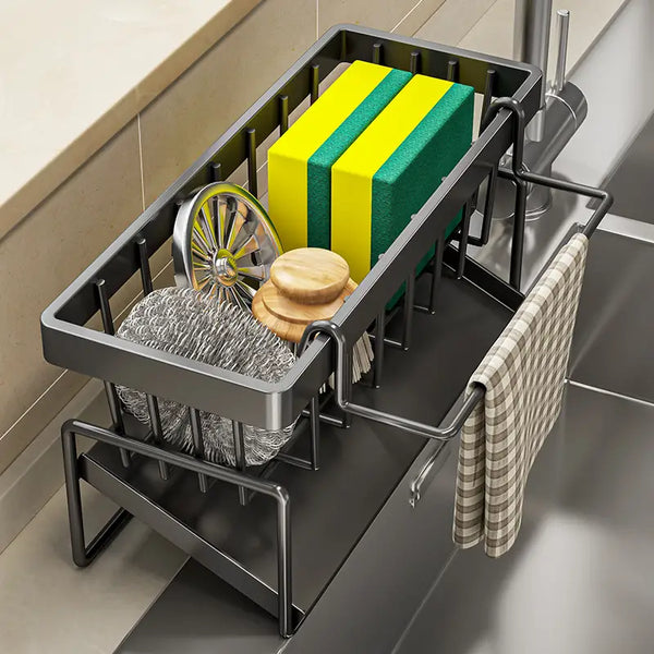 OrganizeEase Kitchen Rack