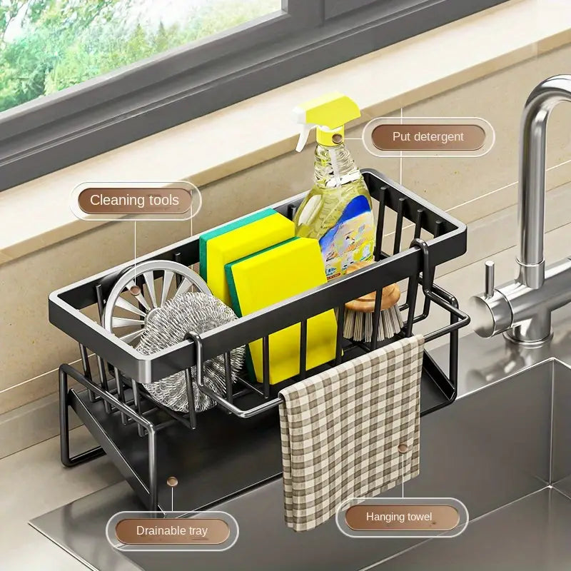 OrganizeEase Kitchen Rack