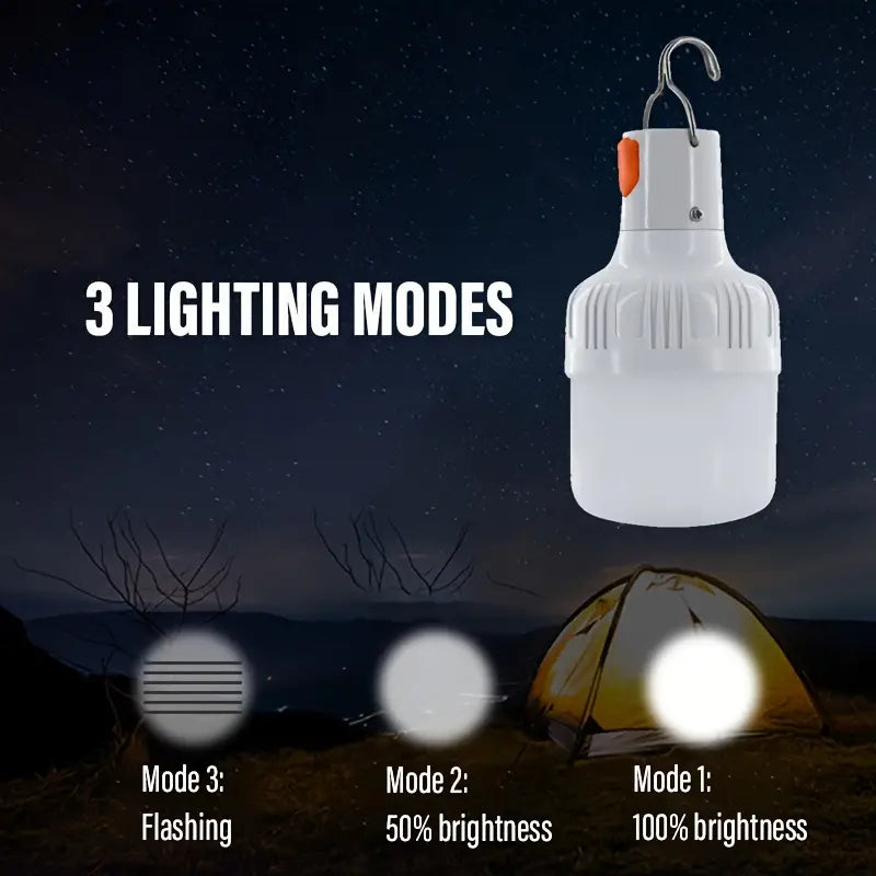 BrightBeam Camping USB Rechargeable Light