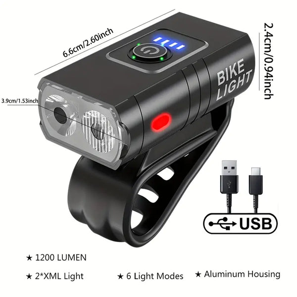 CycloBeam Portable LED Bike Light Set