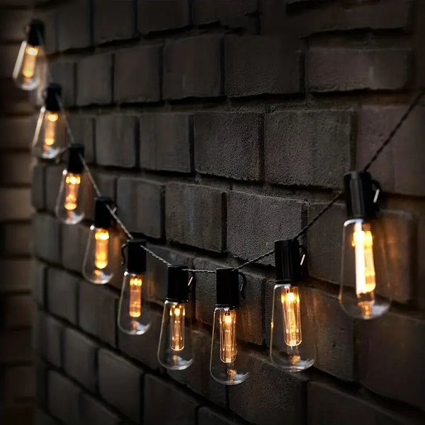 SolarGlow LED Solar String Lights