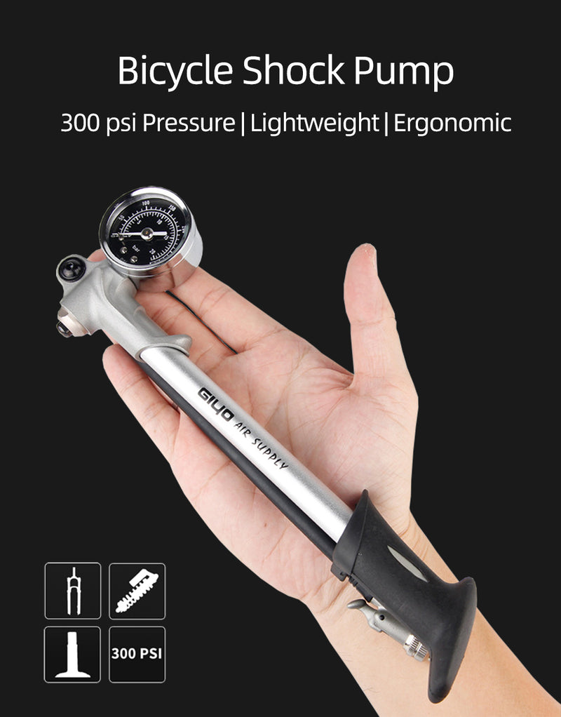 High-pressure Air Shock Bicycle Pump