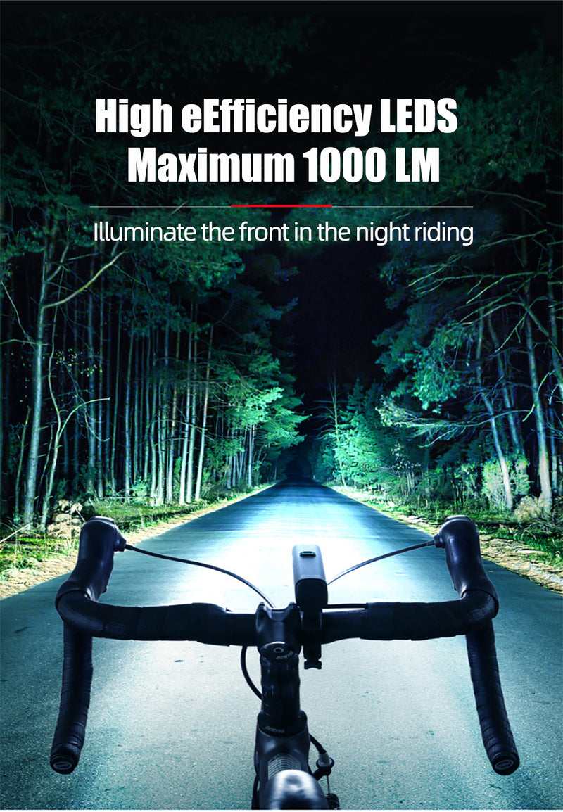 1000 lumens bicycle headlight