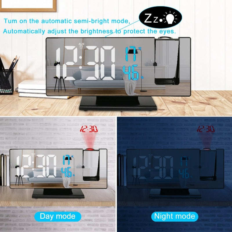 Digital Projection Alarm Clock