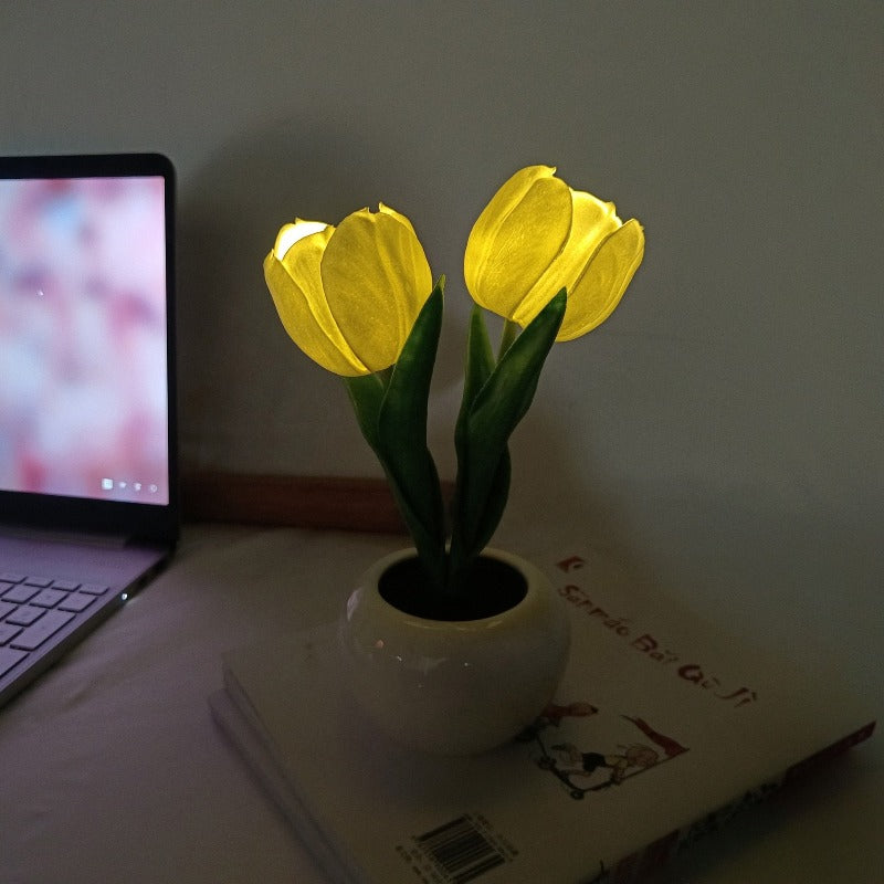 LED Tulip Night Light Lamp