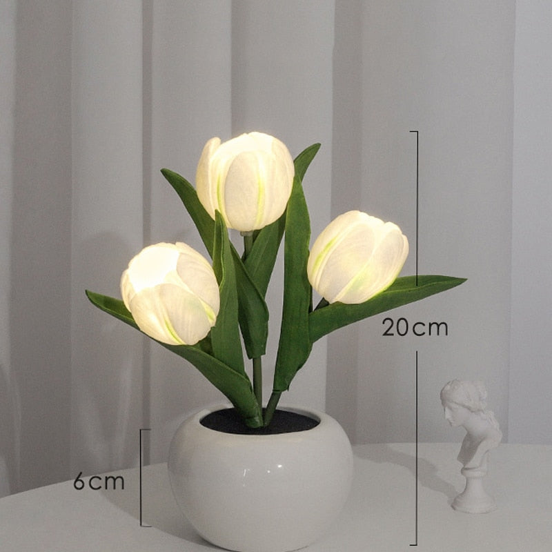 LED Tulip Night Light Lamp