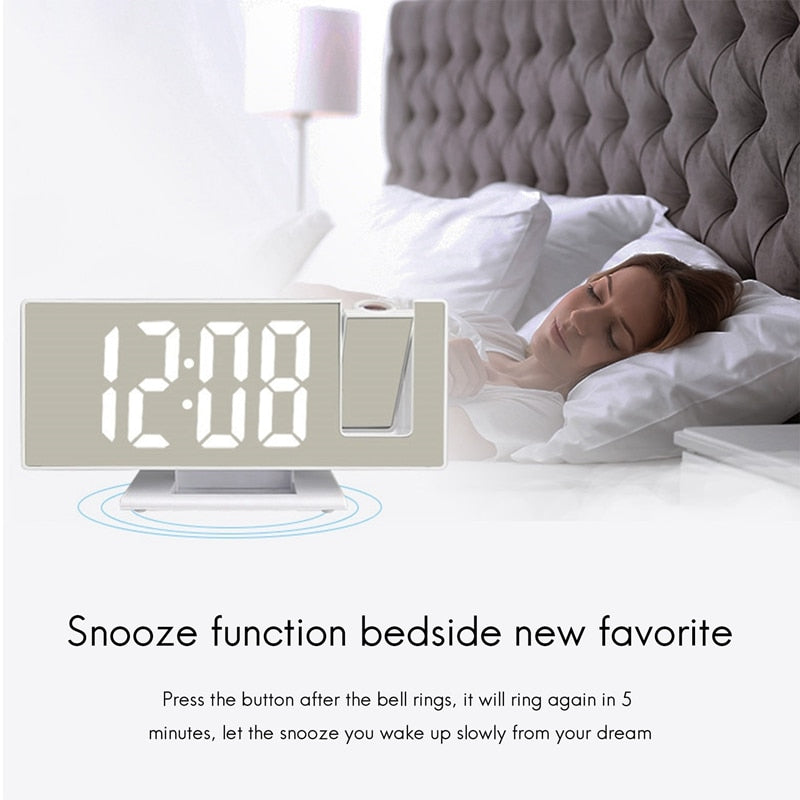 Digital Projection Alarm Clock