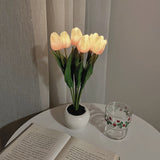 LED Tulip Night Light Lamp