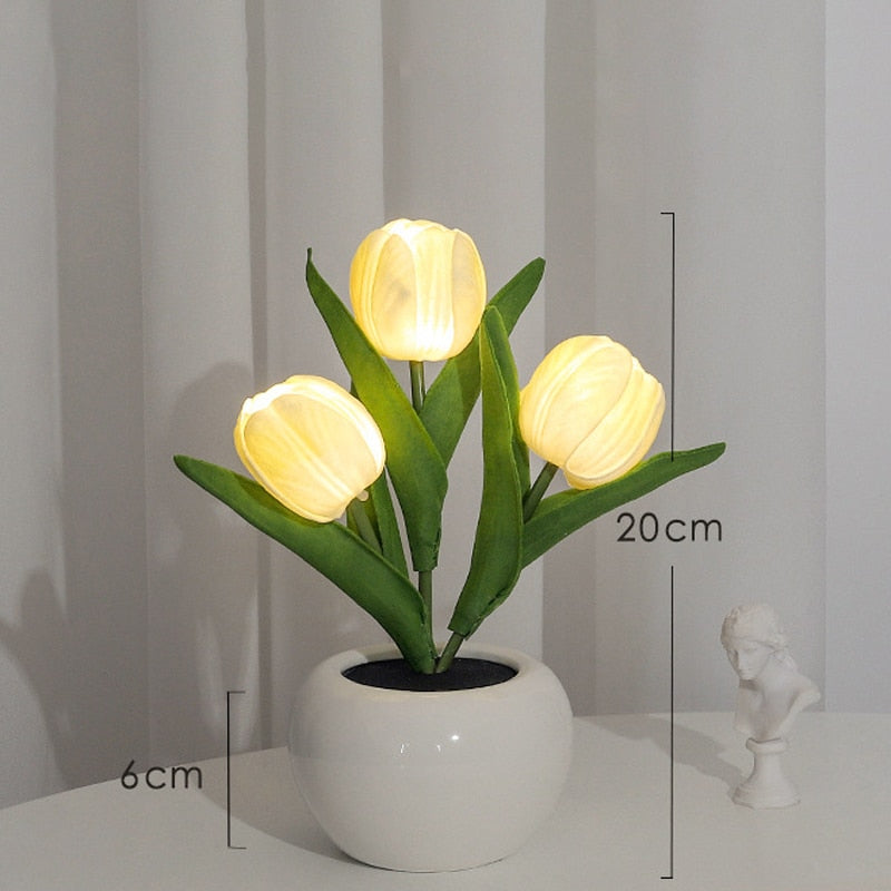 LED Tulip Night Light Lamp