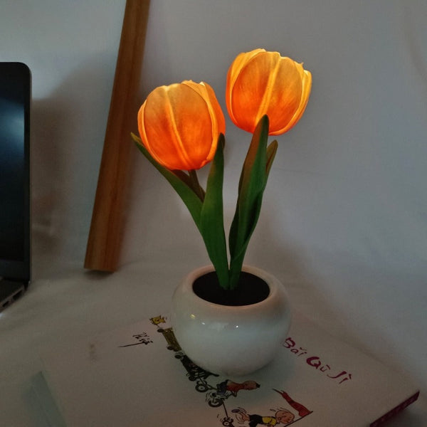 LED Tulip Night Light Lamp