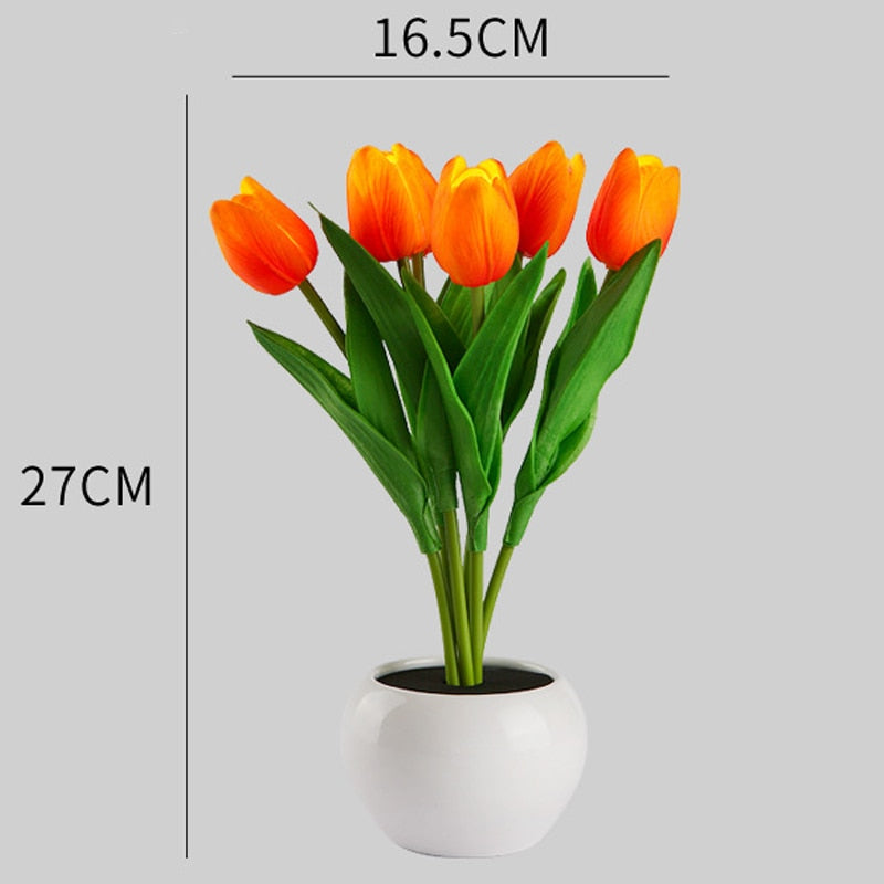 LED Tulip Night Light Lamp