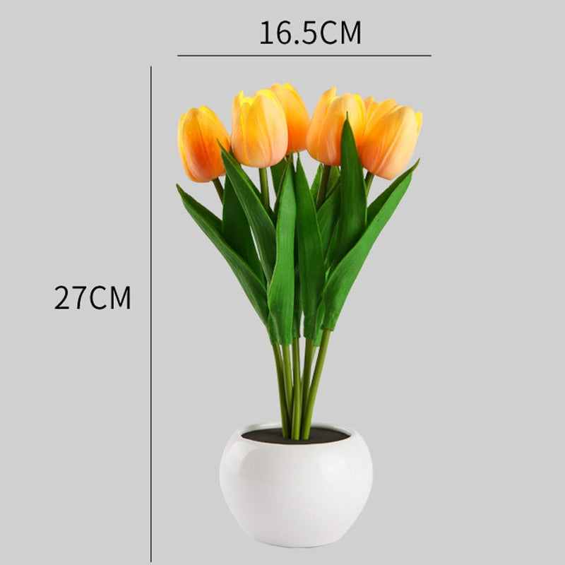 LED Tulip Night Light Lamp