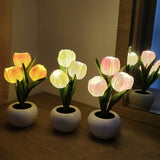 LED Tulip Night Light Lamp