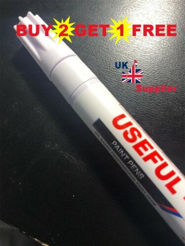 PERMANENT METAL PAINT PEN OIL MARKER WATERPROOF Car Tyre,Fabric Buy 2 Get 1 free